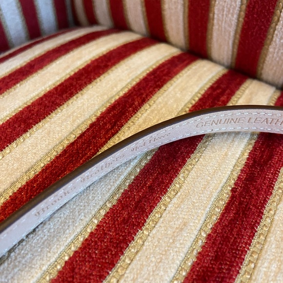 Brooks Brothers Red Fleece Brown Leather Waist belt size XS - Picture 3 of 4